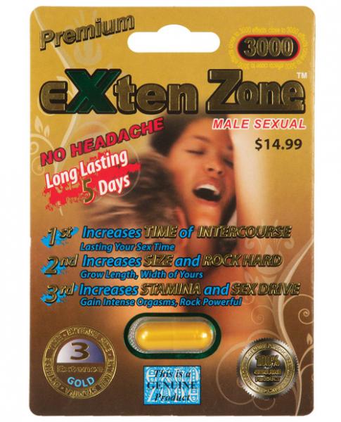 Exten Zone Premium 3000 1 Capsule Pack - Click Image to Close