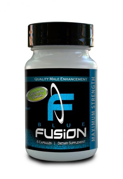 Blue Fusion For Men 6 Capsules Bottle - Click Image to Close