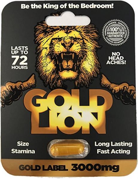 Gold Lion Male Enhancement 1 Capsule - Click Image to Close