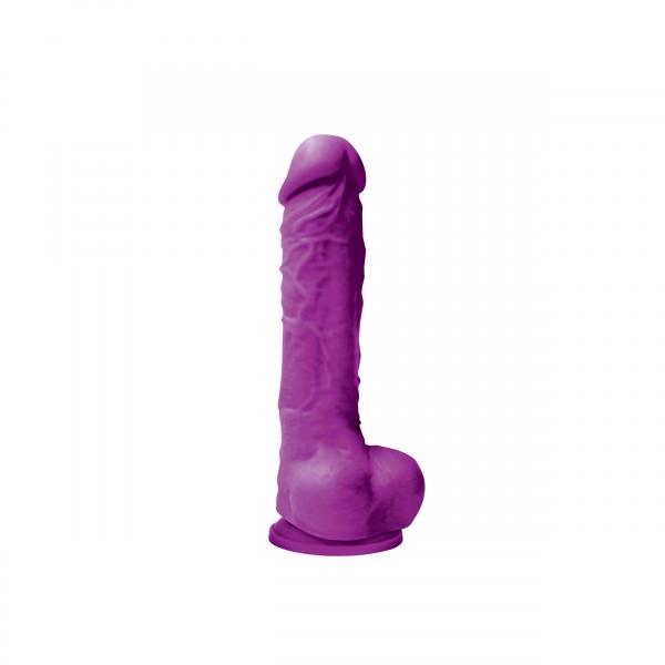 Colours Pleasures 5" Dildo Purple - Click Image to Close
