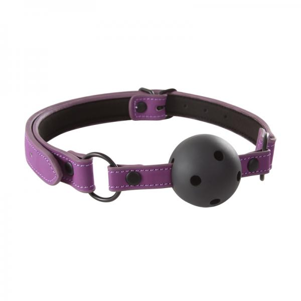 Lust Bondage Ball Gag Purple O/S