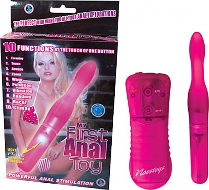 My First Anal Toy Pink - Click Image to Close