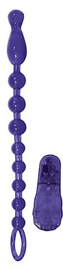 Butt Beads Purple Vibrating - Click Image to Close