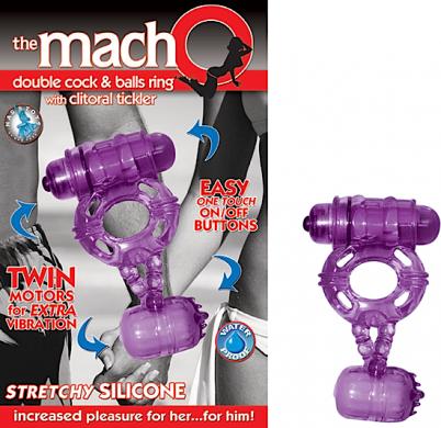 Macho Double Cock and Balls Ring