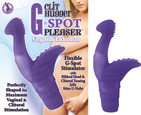 Clit Hugger G Spot Pleaser Purple - Click Image to Close