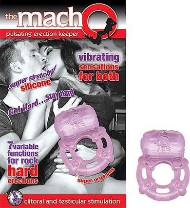 Mach Pulsating Erection Keeper Purple - Click Image to Close