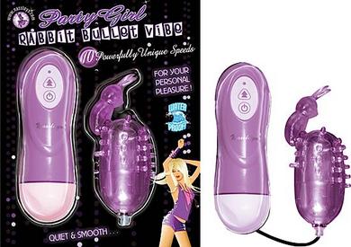 Party Girl Rabbit Bullet Vibe Purple - Click Image to Close