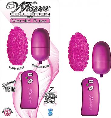 Wisper Collection Metallic Bullet Pink - Click Image to Close