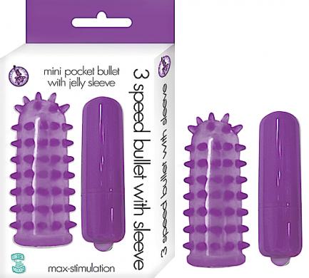 Bullet With Sleeve Purple 3 Speed - Click Image to Close
