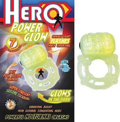 Hero Power Glow In The Dark Cockring - Click Image to Close