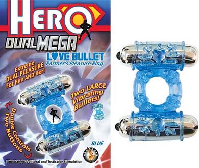 Hero Dual Mega Love Bullet Blue - Click Image to Close