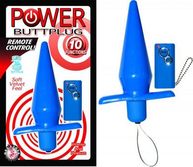 Power Buttplug Remote Control Blue - Click Image to Close
