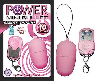 Power Mini Bullet Remote Control Pink