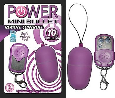 Power Mini Bullet Remote Control Purple