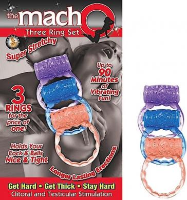 Macho Collection Three Ring Set - Click Image to Close