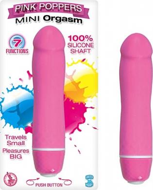 Pink Poppers Mini Orgasm Pink - Click Image to Close