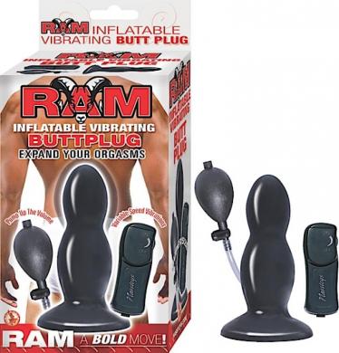 Ram Inflatable Vibrating Butt Plug - Click Image to Close