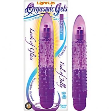 Orgasmic Gels Light Up Ravish Purple - Click Image to Close