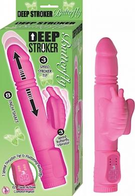 Deep Stroker Butterfly Pink - Click Image to Close