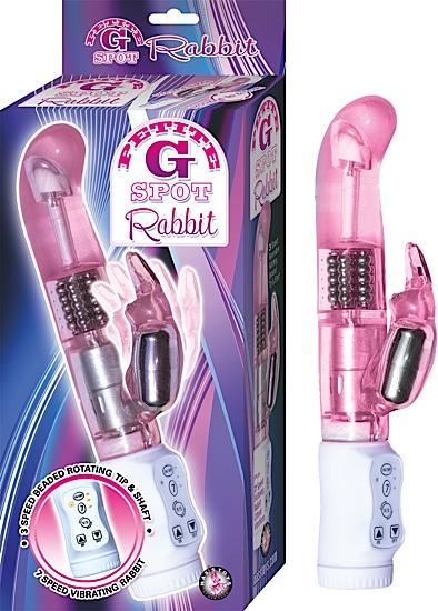 Petite G Spot Rabbit Pink Vibrator - Click Image to Close