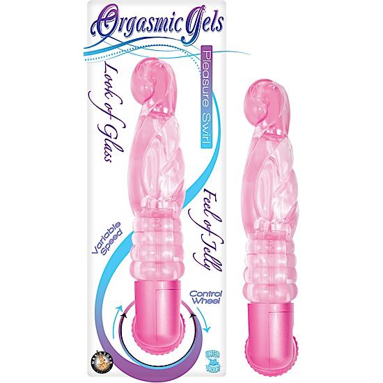 Orgasmic Gels Pleasure Swirl Pink - Click Image to Close