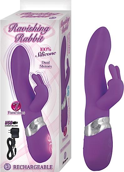 Ravishing Rabbit Purple Vibrator - Click Image to Close