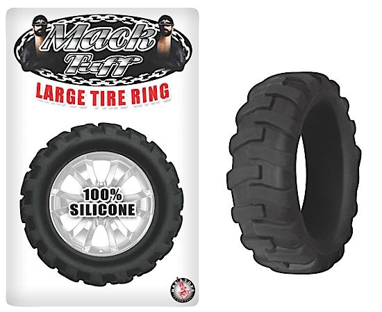 Large Tire Ring Black - Click Image to Close
