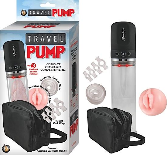 Travel Pump Compact Kit Clear - Click Image to Close