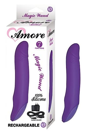 Amore Magic Wand Purple Vibrator - Click Image to Close