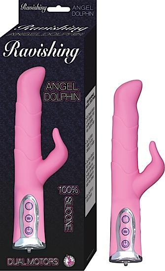 Ravishing Angel Dolphin Pink Vibrator - Click Image to Close