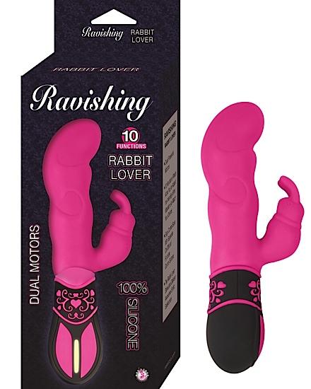 Ravishing Rabbit Lover Pink Vibrator - Click Image to Close