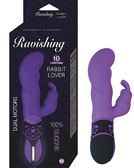 Ravishing Rabbit Lover Purple Vibrator - Click Image to Close