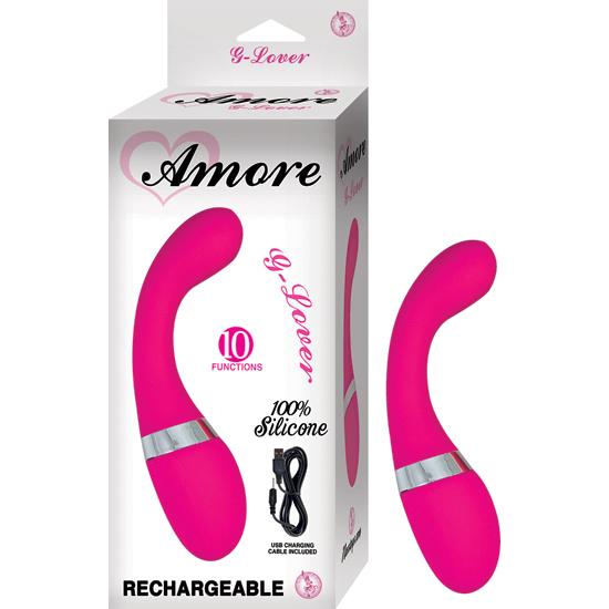 Amore G Lover Pink Vibrator - Click Image to Close