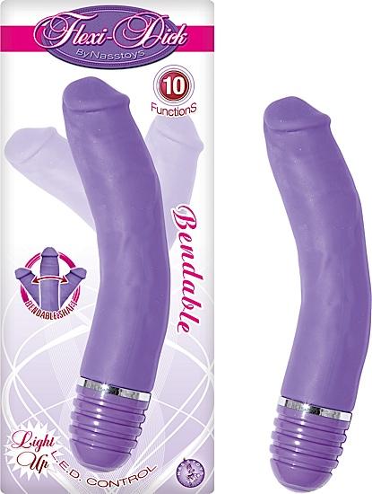 Flexi Dick Purple Vibrator