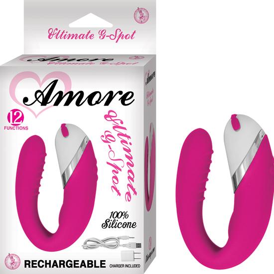 Amore Ultimate G Spot Pink Vibrator - Click Image to Close