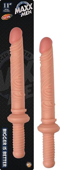 Maxx Men 11 inches Dildo Handle Beige - Click Image to Close