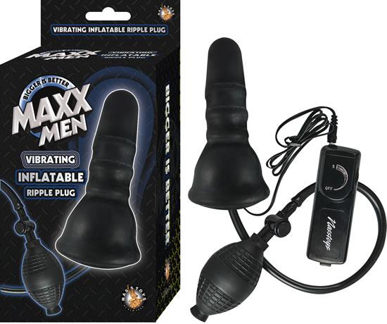Maxx Men Inflatable Plug Black - Click Image to Close