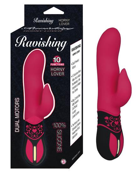 Ravishing Horny Lover Red Vibrator - Click Image to Close
