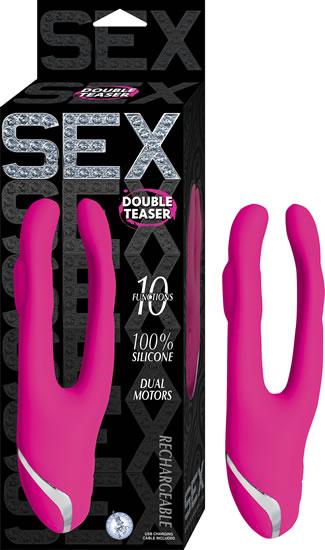 Sex Double Teaser Pink Vibrator - Click Image to Close