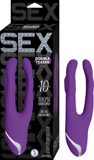 Sex Double Teaser Purple Vibrator - Click Image to Close