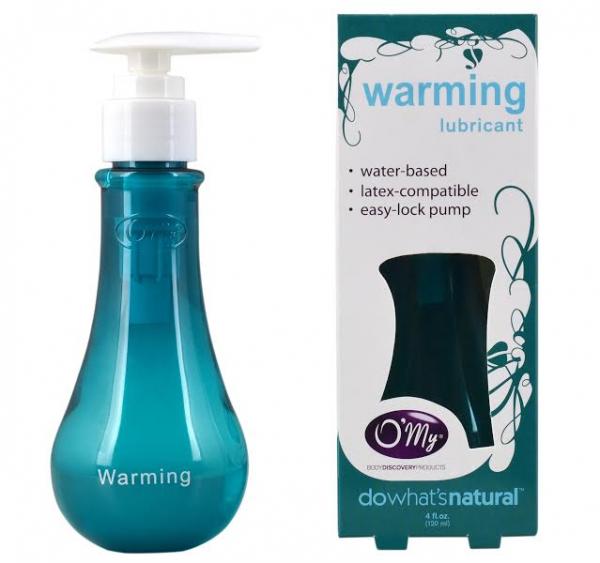 O'my Warming Lubricant 4oz - Click Image to Close