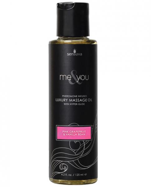 Me & You Massage Oil Grapefruit Vanilla 4.2oz - Click Image to Close