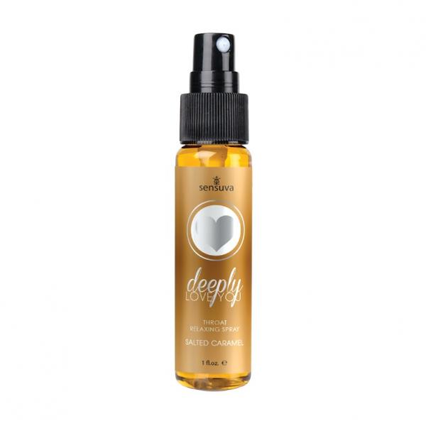 Deeply Love You Salted Caramel Throat Relaxing Spray 1oz - Click Image to Close