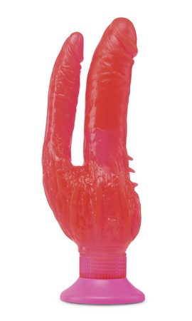 Waterproof Wall Bangers Double Penetrator - Pink - Click Image to Close