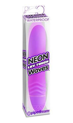 Neon Luv Touch Waves Purple Vibrator - Click Image to Close