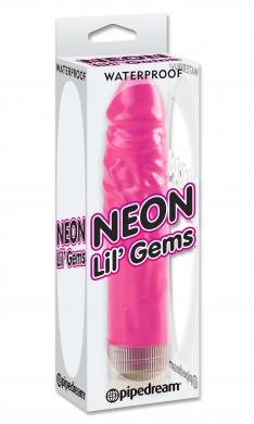 Neon Lil Gems Pink - Click Image to Close