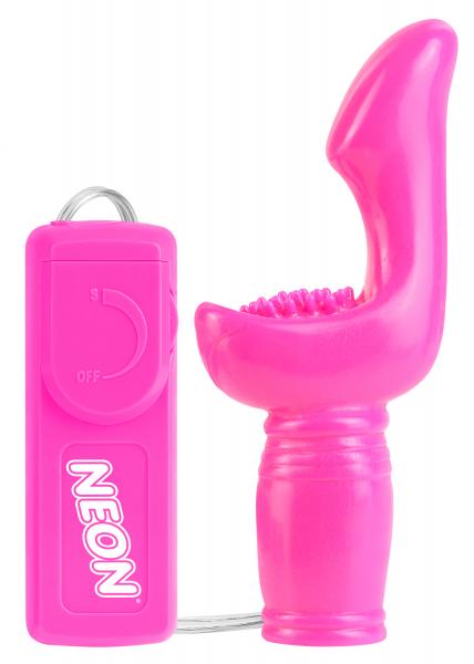 Neon Sexy Snuggler Pink Vibrator - Click Image to Close