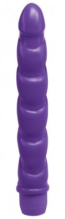 Neon Twister Purple Vibrator - Click Image to Close