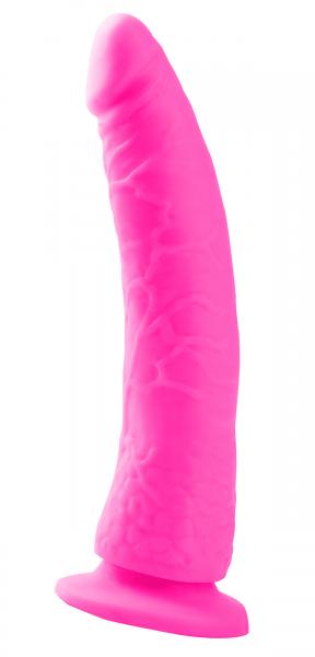 Neon Slim 7 Pink Realistic Dildo - Click Image to Close