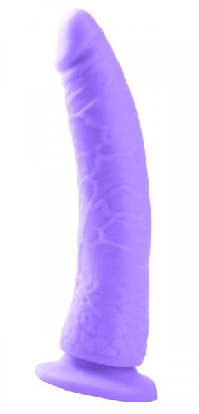 Neon Slim 7 Purple Realistic Dildo - Click Image to Close